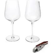 Leopold Vienna - Weingläser und Korkenzieher - Geschenkset zum Muttertag und Vatertag