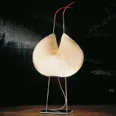 Ingo Maurer - Poul Poul LED-Tischlampe, beige, Höhe 70 cm