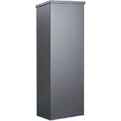 Allux Paketbriefkasten 600 Parcel RS, anthrazit, 38 x 105 x 23 cm, Rukoschloss, Entnahme hinten