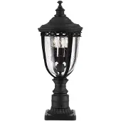 Elstead Lighting Elstead English Bridle Außen-Stehleuchte E14 3-fach 55cm Schwarz IP44
