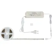 Briloner Leuchten - LED Band, LED Strip 3m, selbstklebend, kürzbar, inkl. Kabelschalter, 42 Watt, 3.300 Lumen, 4.000 Kelvin, Silberfarbig, 3.000mm