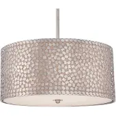 Elstead Lighting Elstead Confetti Hängeleuchte E27 4-fach Altsilber