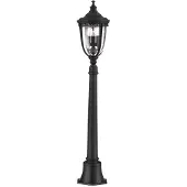 Elstead Lighting Elstead English Bridle Außen-Stehleuchte E14 3-fach 118cm Schwarz IP44