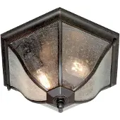 Elstead Lighting Elstead New England Außen-Deckenleuchte E27 2-fach Verwitterte Bronze IP44