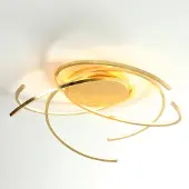 ESCALE Space 55 LED-Deckenleuchte-Blattgold-mit LED (2700K)