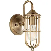 Elstead Lighting Applique Industrial Nordic Urban Renewal Stahl Antikmessing Dunkel 1 Licht E27