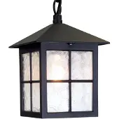 Elstead Lighting Elstead Winchester Außen-Hängeleuchte E27 29cm Schwarz IP43
