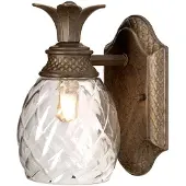 Elstead Lighting Elstead Plantation LED Wandleuchte G9 Perle Bronze IP44