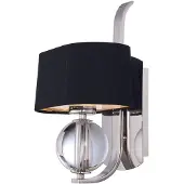 QUOIZEL Elstead Uptown Gotham LED Wandleuchte G9 Imperial Silber