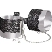 Fifty Shades of Grey - Satin Handschellen (Silber)
