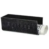 Albert Zeitungshalter A-142331, schwarz-silber, Aluguss, rechtes offen, 320x125x110mm