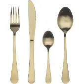 Bergner - Besteckset 24-teilig aus Edelstahl, Champagnerfarbe - Munich