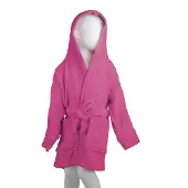 The One Towelling Kinder Bademantel Kids Bathrobe magenta 116/128