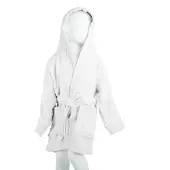The One Towelling Kinder Bademantel Kids Bathrobe white 135/150
