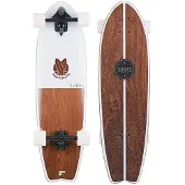 Tempish Longboard Surfy 32,5 Inch Braun Weiß