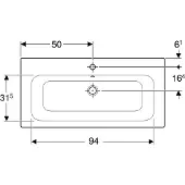 Geberit Möbel-WT RENOVA PLAN m HL m ÜL 1000x480mm we