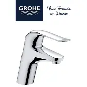 GROHE Euroeco Special Einhand-Waschtischbatterie, Ausladung 129mm, ohne Ablaufgarnitur, 32765000