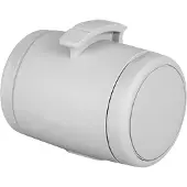 Flexi Hundekotbeutelhalter / universelle Leckerlisbox, hellgrau, 7 x Ø 5 cm