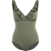 Jette Badeanzug in Oliv - 40D-Cup