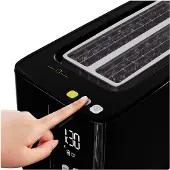 Tefal Smart'N Light XL TL6408, 2 Scheibe(n), Schwarz, Tasten, LED, 1700 W, 1700 W