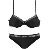 LASCANA Bügel-Bikini mit gestreiften Einsätzen