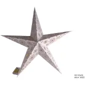 Snowflake Schneeflocken-Weihnachtssternpapier 60cm weiß 20warmled