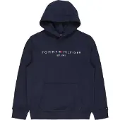 Tommy Hilfiger Kapuzenpullover - Essential - Organic - Twilight - - 3 Jahre (98) - Kapuzenpullover