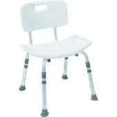 Drive Medical mit Rückenlehne, Duschstuhl Duro KD, weiß 1 St