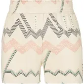 LASCANA Pyjamashorts mehrfarbig Gr. 32/34 für Damen. Mit Print, Allover-Druck. Bequem