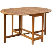 vidaXL Gartentisch 130x90x72 cm Massivholz Akazie