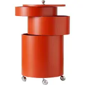 Verpan Barboy Beistelltisch Orange - , Orange, Metall