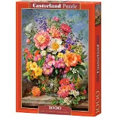 Castorland 1000-teiliges Puzzle, Juni-Blumen in voller Pracht, Blumen- und Pflanzenpuzzle, Gemäldepuzzle, Puzzles für Erwachsene, C-103904-2