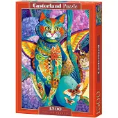 Castorland Feline fiesta 1500 pcs, 1500 Stück(e), Kunst, 9 Jahr(e)