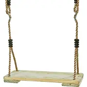 Hörby Bruk Holzschaukel mit Metallringen