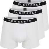Schiesser Boxershort Herren 173983 95/5 Organic White (3er Set)-M