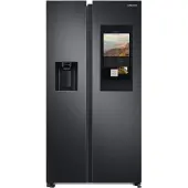 Samsung RS6HA8891B1, Freistehend, Amerikanische Tür, Schwarz, Berührung, LCD, Gehärtetes Glas