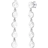 Elli Ohrringe Hänger Plättchen Antik Trend Blogger 925 Silber Elli Silber