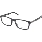 Tommy Hilfiger Eyewear TH 1694 Herren-Brille inkl. Gläser Vollrand Eckig Kunststoff-Gestell 55/17/145, schwarz