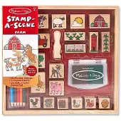 Melissa & Doug Zestaw pieczątek - Farma