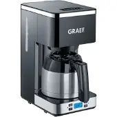 Graef FK512EU, Filterkaffeemaschine, 1 l, Gemahlener Kaffee, Schwarz, Edelstahl