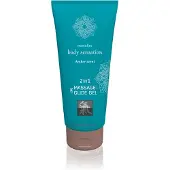 Shiatsu Massage- & Glide Gel 2 in 1 - Amber scent 200 ml Gleitmittel