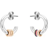 Tommy Hilfiger Elegant round earrings made of steel 2780505 (L)