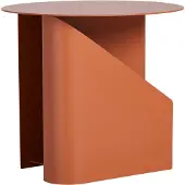 Woud Sentrum Beistelltisch Burnt Orange - , Orange, Metall