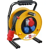 Brennenstuhl Brobusta CEE 1 IP44 Industrie/Baustellen-Kabeltrommel 30m H07RN-F 5G2,5, 1316300