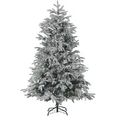 Shumee Weihnachtsbaum 180 cm Weiß Schneebedeckt mit Kunstschnee und Ständer Weihnachtszeit/ Weihnachten/ Wohnzimmer Modern