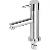 Differnz Wastafelkraan Recht †“ Mengkraan †“ Koud en Warm †“ Toiletkraan †“ Chroom (30.414.72)