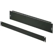 Rittal 2U 19-Zoll Blindplatte Schwarz RAL9005 - 7152005 [2 Stück]