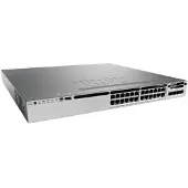 Cisco Catalyst3850, 24GE, IPServ, 350W PS, 1RU, no PoE, stackable, WLC-50AP w/o lic - Optional: 1/10GE NW-Module, RPS, EnergyMgmt