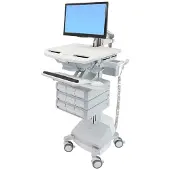 Ergotron Wagen für LCD-Display/Tastatur/Maus/CPU/Notebook/Barcodescanner (offene Architek