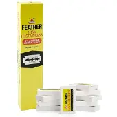 Störtebekker Feather Rasierklingen - Ersatzklingen für Nassrasierer - Passend für Rasierhobel / Rasiermesser - Extrem Scharf für perfekt glatte Rasuren - 200 Stück